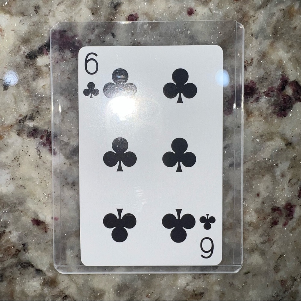 Tiffany & Co. Playing Card - 6 of Clubs - Picture 5 of 5